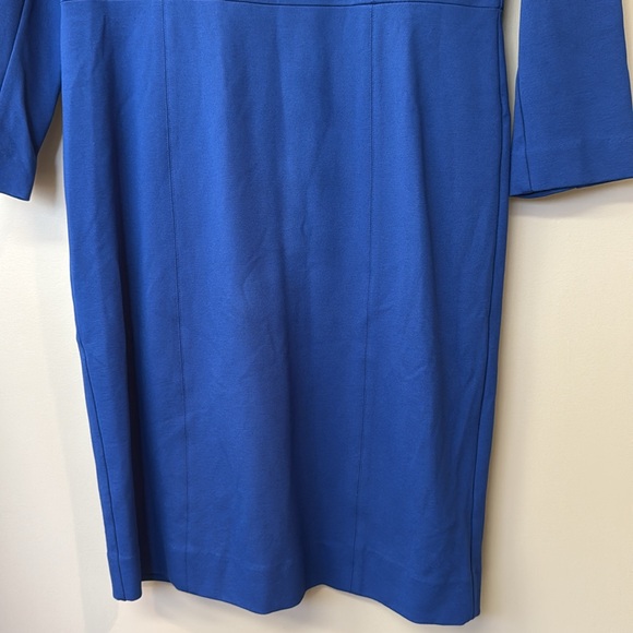 J. Crew Factory Zip ponte dress | EUC | 8 | Blue - Picture 6 of 11
